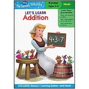 Disney Princess School Skills Workbook - Let's Learn Addition