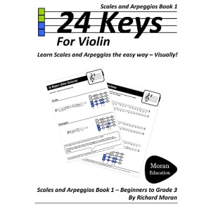 24 Keys Scales And Arpeggios For Violin - Book 1