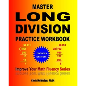 Master Long Division Practice Workbook: Improve Your Math Fluency Series: Volume 8