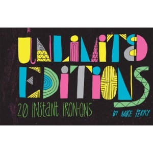 Awesome Iron-ons by Mike Perry: 30 Instant Iron-On Decals