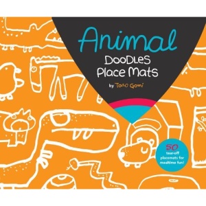 Animal Party Doodles Place Mats
