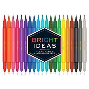 Bright Ideas: 20 Double-Ended Colored Brush Pens: 20 Colored Pens