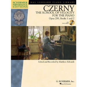 Schirmer Performance Ed Czerny School Velocity Op.299 Bk 1&2 Pf Bk/CD (Schirmer Performance Editions)