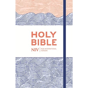 NIV Thinline Blue Waves Cloth Bible