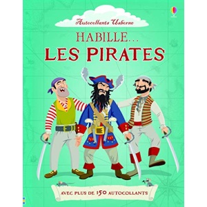 Habille... Les pirates - Autocollants Usborne