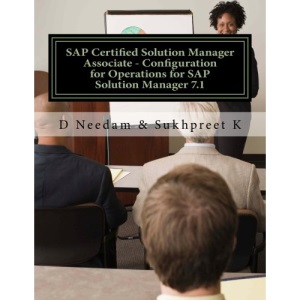 SAP Certified Solution Manager Associate - Configuration for Operations for SAP Solution Manager 7.1