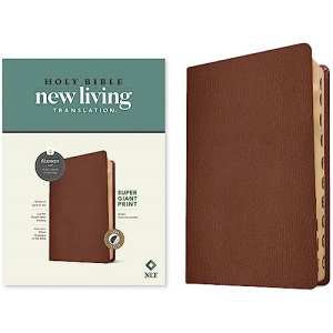 NLT Super Giant Print Bible, Filament-Enabled Edition (Red Letter, Genuine Leather, Brown, Indexed): NLT, Brown, Genuine Leather, Super Giant Print Bible, Filament-enabled Edition Red Letter