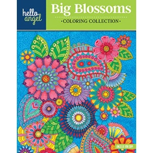 Hello Angel Big Beautiful Blossoms Coloring Collection (Hello Angel Coloring Collection)
