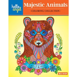 Hello Angel Majestic Animals Coloring Collection (Hello Angel Coloring Collection)