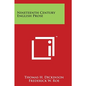 Nineteenth Century English Prose