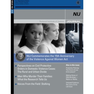 NIJ Commemorates the 15th Anniversary of the Violence Against Women Act
