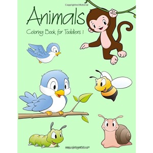Animals Coloring Book for Toddlers 1: Volume 1 (Animals for Toddlers)