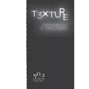 T3xture No.2: Ornament in Architecture