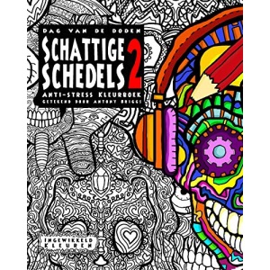 Dag van de Doden - Schattige Schedels 2: Anti Stress Kleurboek (Ingewikkeld Kleuren)