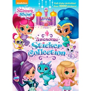 Shimmer and Shine Awesome Sticker Collection (Shimmer and Shine) (4 Color Plus 1,000 Stickers)