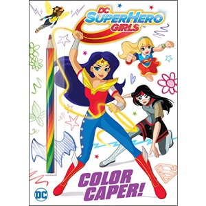 Color Caper! (DC Super Hero Girls) (Doodle Book)