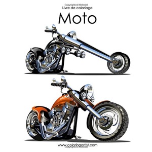 Livre de coloriage Moto 1: Volume 1