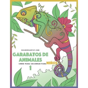 Garabatos de animales libro para colorear para niños 1: Volume 1