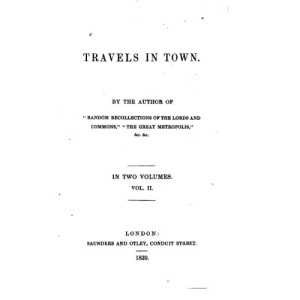 Travels in town - Vol. II: 2