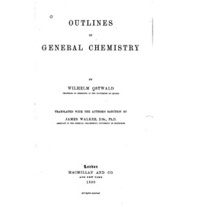 Outlines of General Chemistry