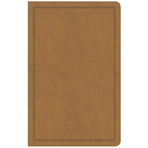 CSB Deluxe Gift Bible, Tan Leathertouch