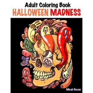 Adult Coloring Book: Halloween Madness