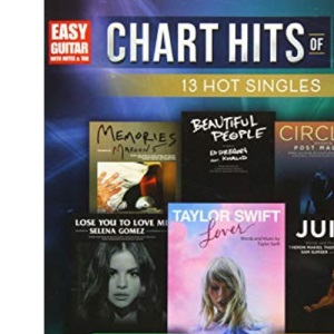 Chart Hits of 2019-2020 - Songbook for Easy Guitar with Notes & Tab: 13 Hot Singles