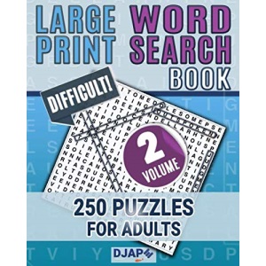 Large Print Word Search Book: 250 Puzzles for Adults: Volume 2 (Word Search Books for Adults)