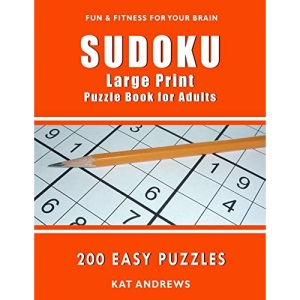 SUDOKU Large Print Puzzle Book for Adults: 200 Easy Puzzles (Puzzle Books Plus)