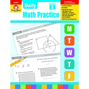 Daily Math Practice, Grade 6