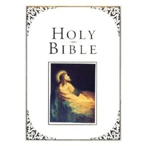 CORNERSTONE FAMILY BIBLE WHITE IMITATION LEATHER