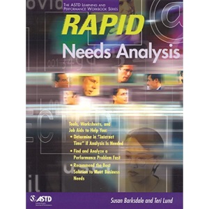 Rapid Needs Analysis (The Astd Learning and Performance Workbook Series)