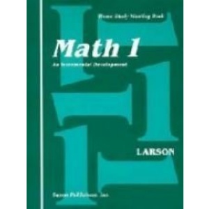 Home School Meeting Book,: An Incxremental Development (Homeschool Math Grade 1)