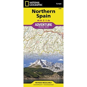 Northern Spain Map: Travel Maps International Adventure Map (National Geographic Adventure Map)