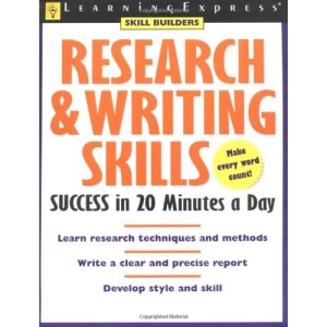 Research and Writing Skills Success in 20 Minutes a Day (Skill Builders)