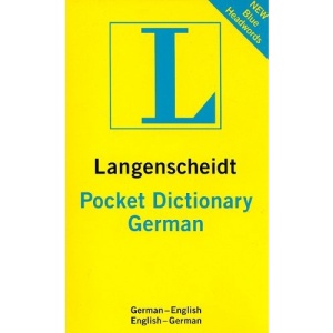 German Langenscheidt Pocket Dictionary