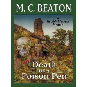 Death of a Poison Pen: A Hamish Macbeth Mystery (Wheeler Large Print Book Series)