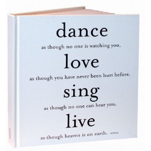 Dance love sing live - journal