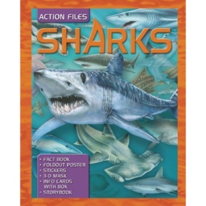 Sharks [With 100 Stickers and 18 Info Cards and Giant Fold-Out Poster and Box and Shark Mask and 24-Page A (Action Files)