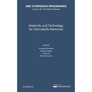 Materials and Technology for Nonvolatile Memories: Volume 1729 (MRS Proceedings)