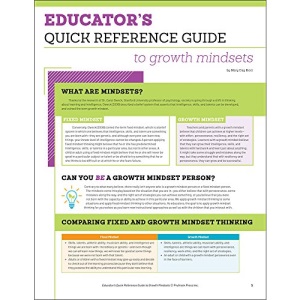 Educator's Quick Reference Guide to Growth Mindsets