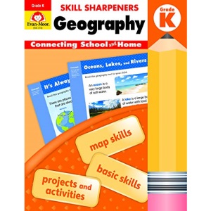 Skill Sharpeners: Geography, Kindergarten Workbook