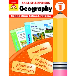Skill Sharpeners: Geography, Grade 1 Workbook