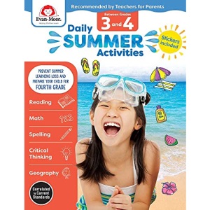 Daily Summer Activities: Moving from 3rd Grade to 4th Grade, Grades 3-4
