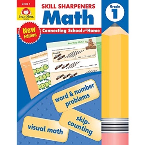 Skill Sharpeners: Math, Grade 1 Workbook