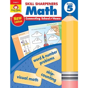 Skill Sharpeners: Math, Grade 5 Workbook