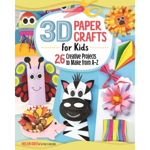 3D Paper Crafts for Kids: 26 Creative Projects to Make from A–Z (Happy Fox Books) Practice the ABCs while Making Adorable Giraffes, Kites, Apples, Unicorns, Zebras, and More, for Children Ages 4-8