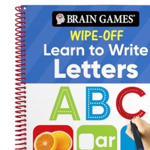 Brain Games Wipe-Off - Learn to Write: Letters (Kids Ages 3 to 6)