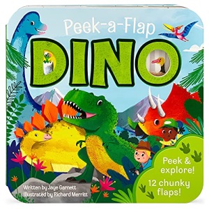 Dinosaur Peek a Flap Children's Board Book (Peek a Boo Dinosaur Fun Children's Interactive Lift a Flap Board Book for Ages 0 and Up)
