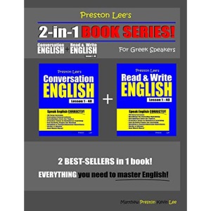 Preston Lee’s 2-in-1 Book Series! Conversation English & Read & Write English Lesson 1 – 40 For Greek Speakers (Preston Lee's English For Greek Speakers)